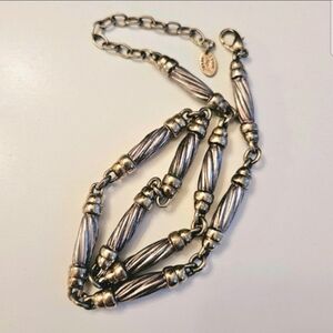 Vintage Erwin Pearl Two Tone Necklace